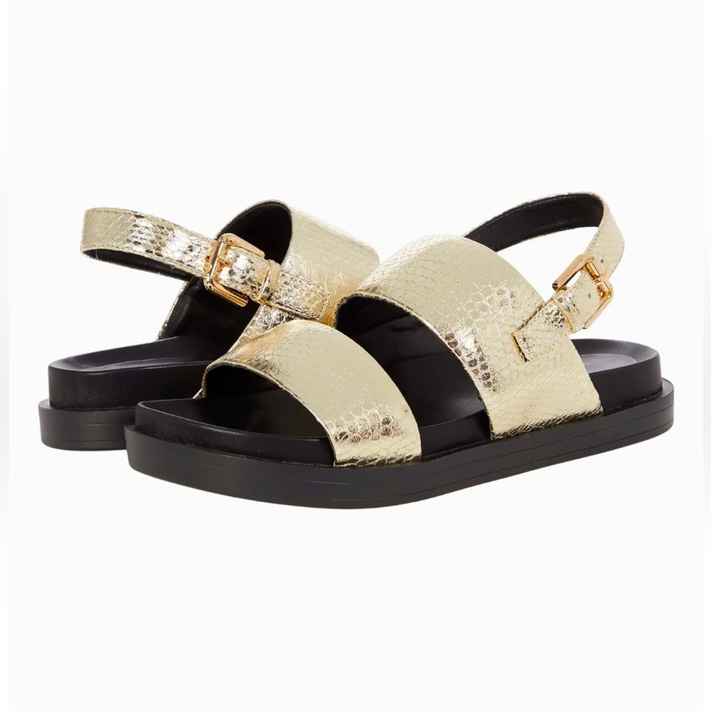 AEROSOLES ✨ Leggenda Sandal ✨ Soft Gold ✨ Size 9.5 ✨ NWOB